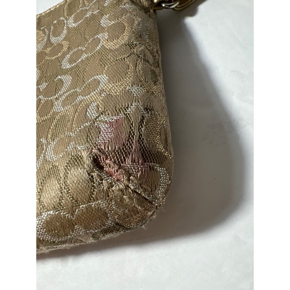 Coach Elegant Tan Wristlet - Picture 2 of 6